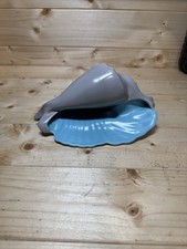 Vintage Poole Pottery Twintone Conch Shell Shaped Vase/Planter C104