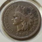 1883 Indian Head Cent - VG+ Details: Obverse Issue
