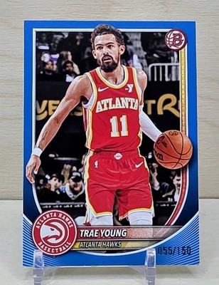 2025-26 Bowman Basketball - Trae Young 83 /150 Blue ParallelHawks