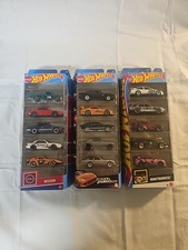 2025 Hot Wheels 5 Pack Lot, HLY73, JBJ87, HLY70, Nissan, Nightburnerz, F F
