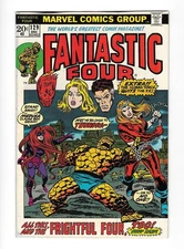 FANTASTIC FOUR #129 (Marvel Comics 1972) 1st Appearance of Thundra VF-
