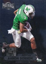 AARON DOBSON 2013 Fleer Retro '98 Metal Universe #M42 Marshall Thundering Herd