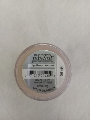 L’Oréal True Match Mineral Powder Foundation Light Ivory SPF 19 Sealed - Picture 2 of 2