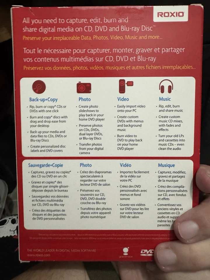 Roxio Easy CD & DVD + Blu-Ray Burning software PC NEW video convert ripping copy - Image 2 of 4