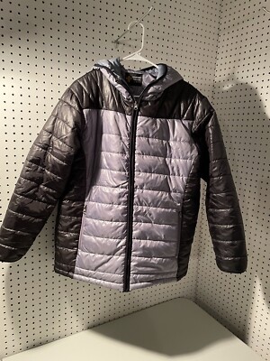 Coofandy Unisex Lightweight Gray And Black Hooded Jacket size Medium Very Nice