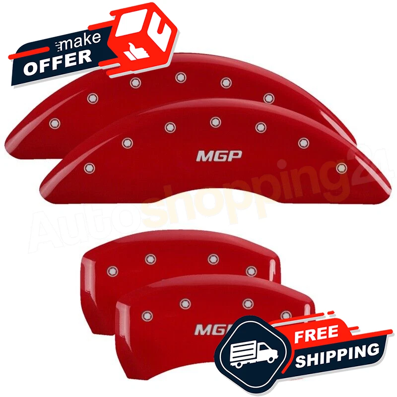 Cubiertas de pinza MGP 22215SMGPRD rojo brillante para BMW 550i GT 2017 xDrive Foto 2 de 3