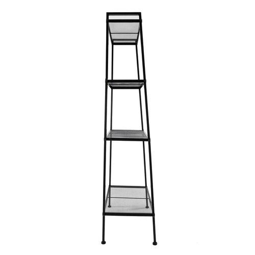 4 Tier Leaning Ladder Shelf Bookcase Bookshelf Storage Shelves Unit Organizer - Picture 7 of 10
