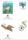 * SET OF  9  WORLD  WILDLIFE  FUND  WORLDWIDE  FIRST  DAY  COVERS  1990'S NICE * — photo 4