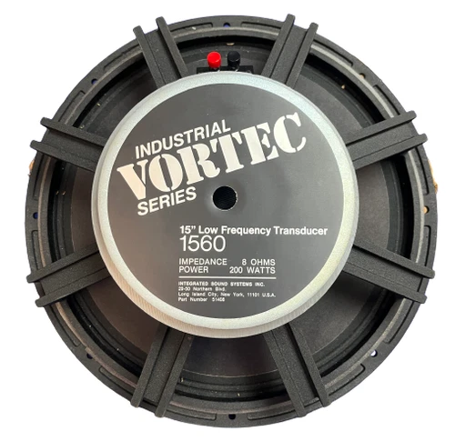 Intergrated Sound Systems 1560, Vintage 15" Subwoofer 200 Watts 8Ω - OLD STOCK