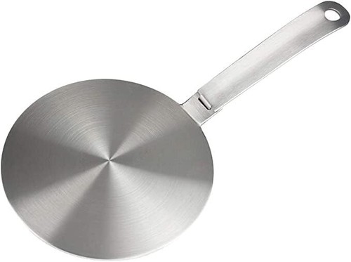 Heat Diffuser Stainless Steel Induction Adapter Plate Removable Handle Coffee