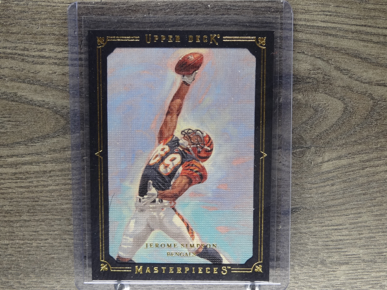 2008 UD Masterpieces Framed Black #63 Jerome Simpson RC
