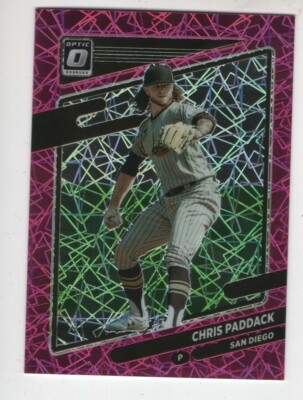 2021 PANINI DONRUSS OPTIC PINK VELOCITY PRIZM CHRIS PADDACK PADRES 20/249