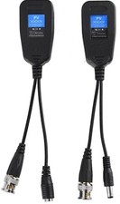 CCTV Cable 3 7/8in RJ45 Socket To BNC Rca Dc Video Audio Power Adapter.