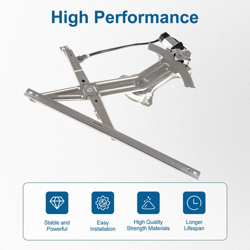 For 1994-2004 Ford Mustang Convertible Pair Front Window Regulator with Motor - Picture 3 of 13
