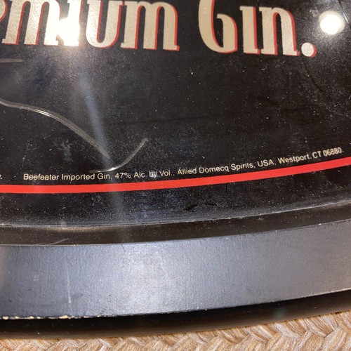 Beefeater Gin Bar Mirror Sign Martini Home Bar Pub Man Cave Vintage 26”x14” - Picture 8 of 8