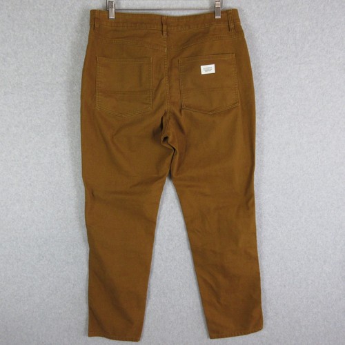 REI Co-Op Trailsmith Pants Womens 14 Brown Rust Casual Workwear Double Knee - Picture 4 of 12