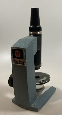 Vintage Bausch & Lomb Zoom Microscope Viewer 25x-100x Zoom Made In USA Used