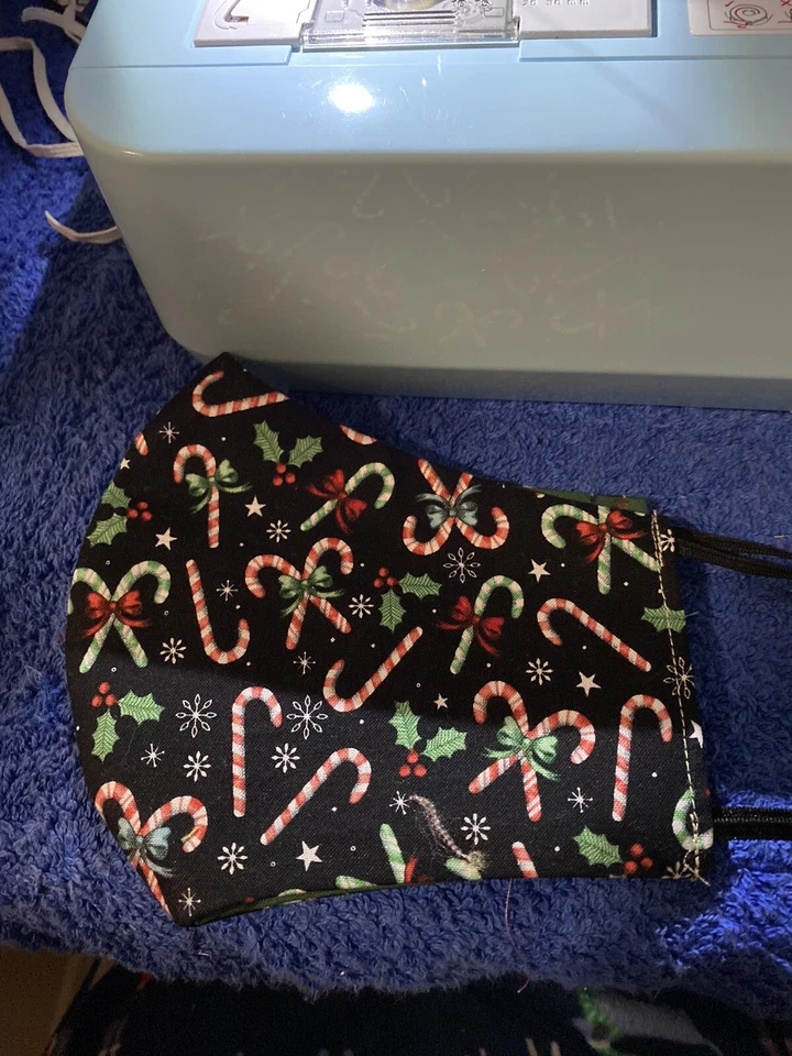 Candy Cane Face Mask  - Image 2 of 2