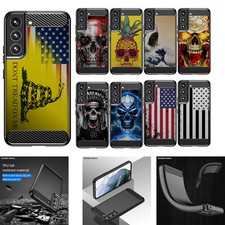 Case For Samsung Galaxy S22 Ultra  Flex TPU Fiber SET3 Slim Black Cover