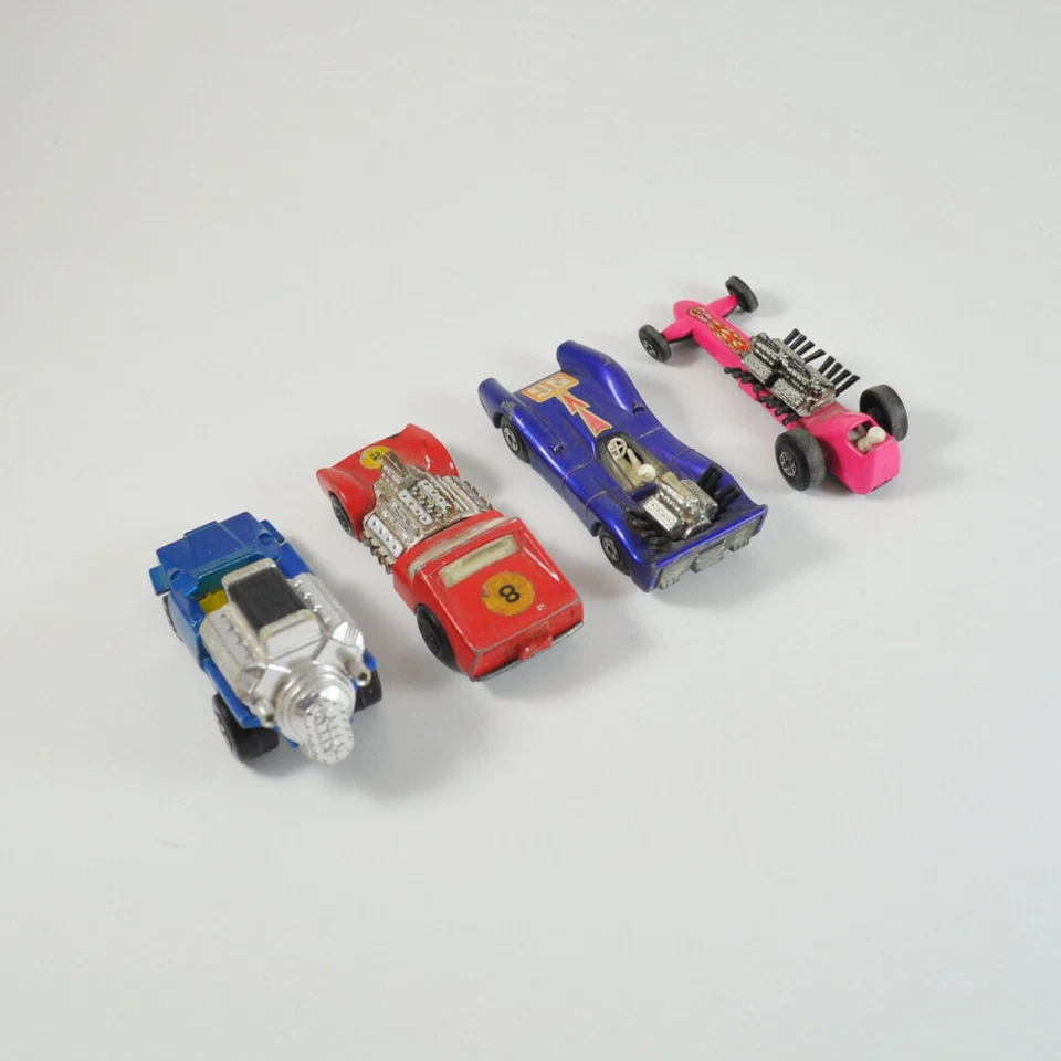 4 x Matchbox Superfast - Blue Shark - Slingshot & Road Dragster - Tyre Fryer - Image 3 of 4