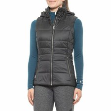 Icebreaker Stratus X Hooded Merino Wool Insulated Vest Size S Nwt