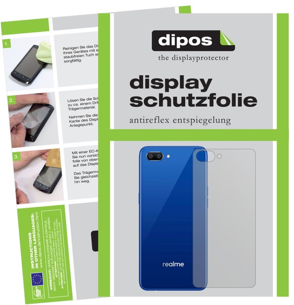 6X Schutzfolie FüR Oppo Realme C1 (2019) RüCkseite Matt Displayschutzfolie Folie-image