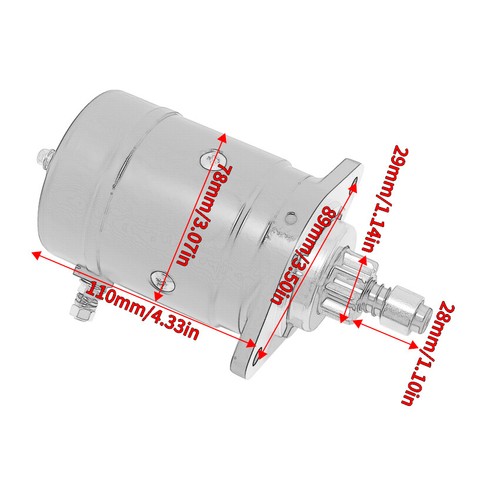 STARTER for Tohatsu 25-30HP M30 1992-2003 410-44087 346-76010 M25 1992-2005 - Picture 2 of 11