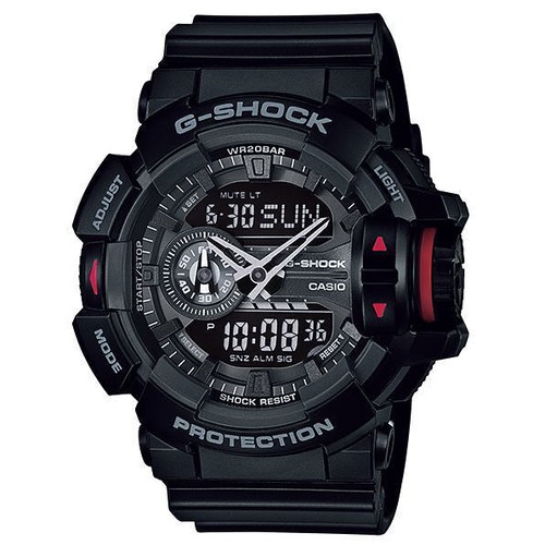 CASIO G-SHOCK ANALOG DIGITAL WATCH GA-400 BLACK x BLACK GA-400-1B 2Y WARRANTY - Picture 6 of 12