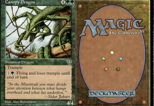 Magic the Gathering -MTG-Canopy Dragon MP