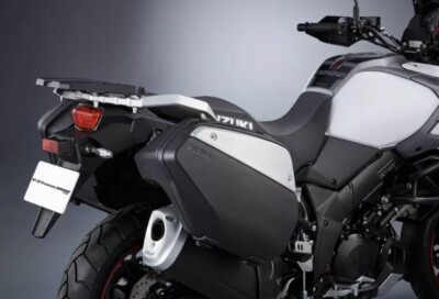 NUOVO ORIGINALE SUZUKI DL650 DL1000 VSTROM SET BORSE LATERALI