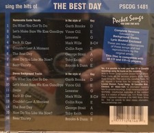 1481 BEST DAY    POP POCKET SONGS KARAOKE CDG  LOT MI