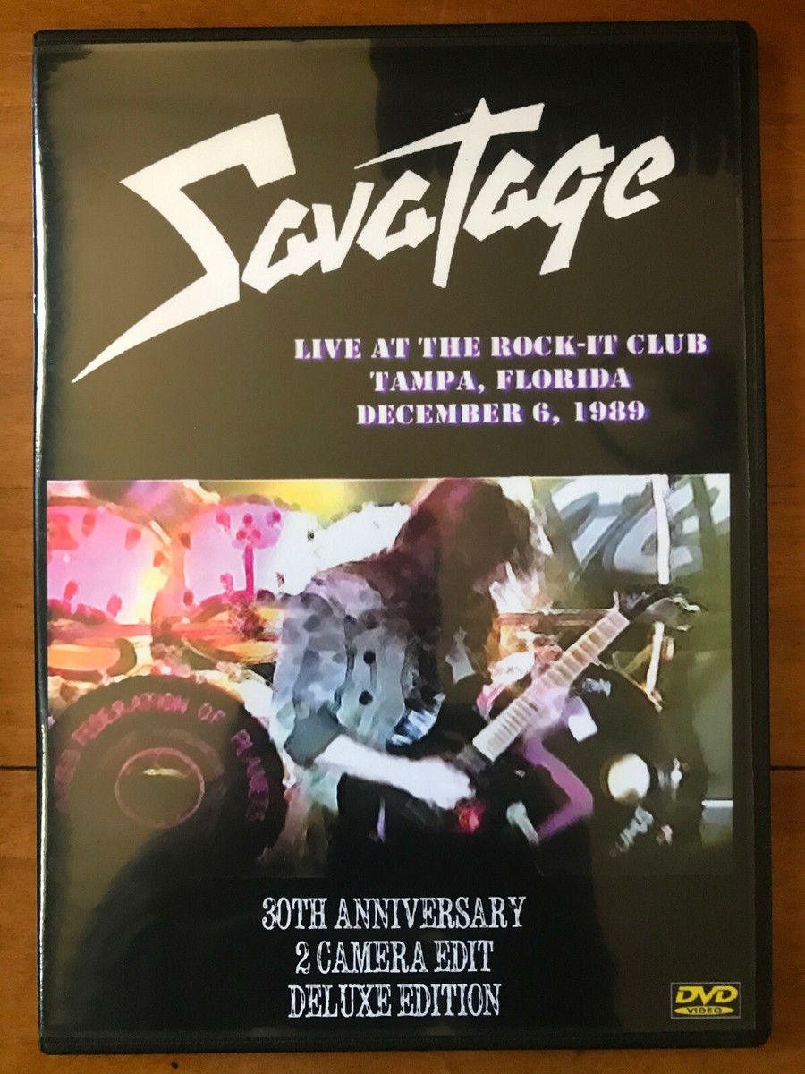 Savatage - Live in Tampa 1989 DVD Criss Oliva | eBay