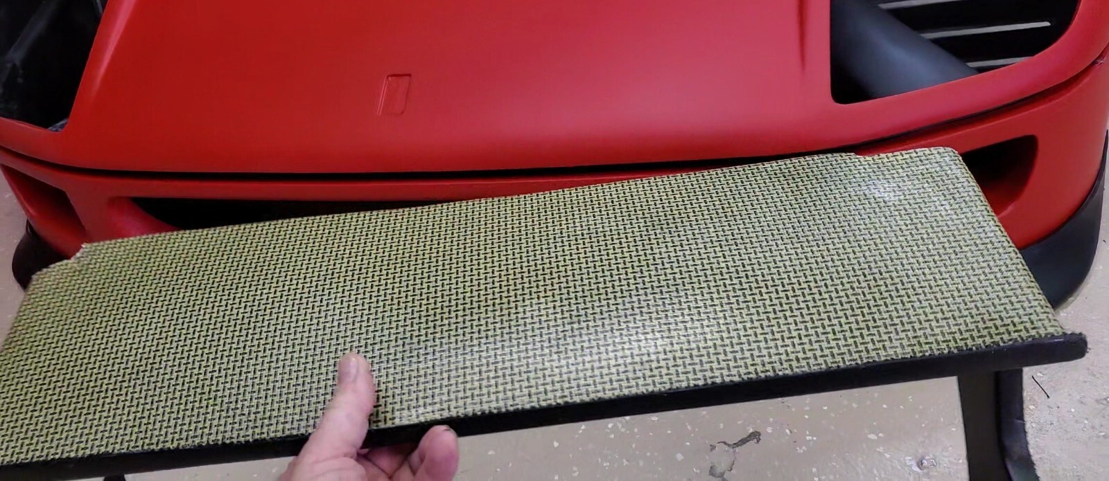 Ferrari F40 Front Radiator Duct 62900000 Air Conveyor