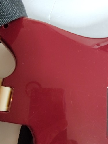 Xbox One Rock Band 4 Wireless Fender Jaguar Red Guitar 048-074. Tested and plays - Picture 21 of 24