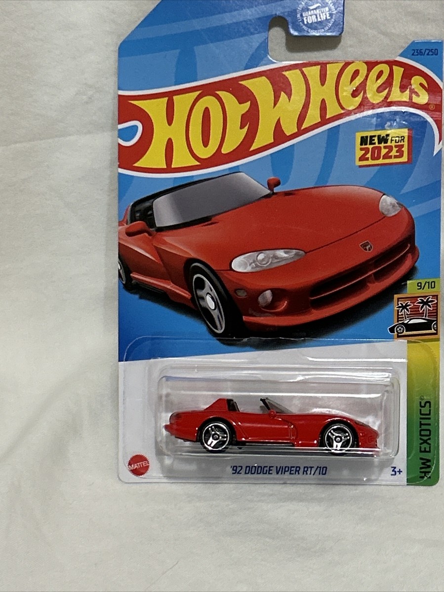 2023 Hot Wheels '92 Dodge Viper RT/10 236/250 Red HW Exotics 9/10