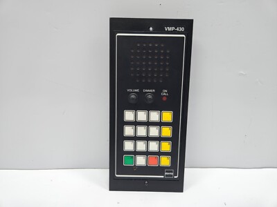 ZENITEL STENTO VMP-430 MAIN STATION FOR FLUSH MOUNTING 20196 REV 01.01