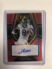 2022 Panini Select Draft Picks RED AUTO JALEN PITRE #RS-JPI