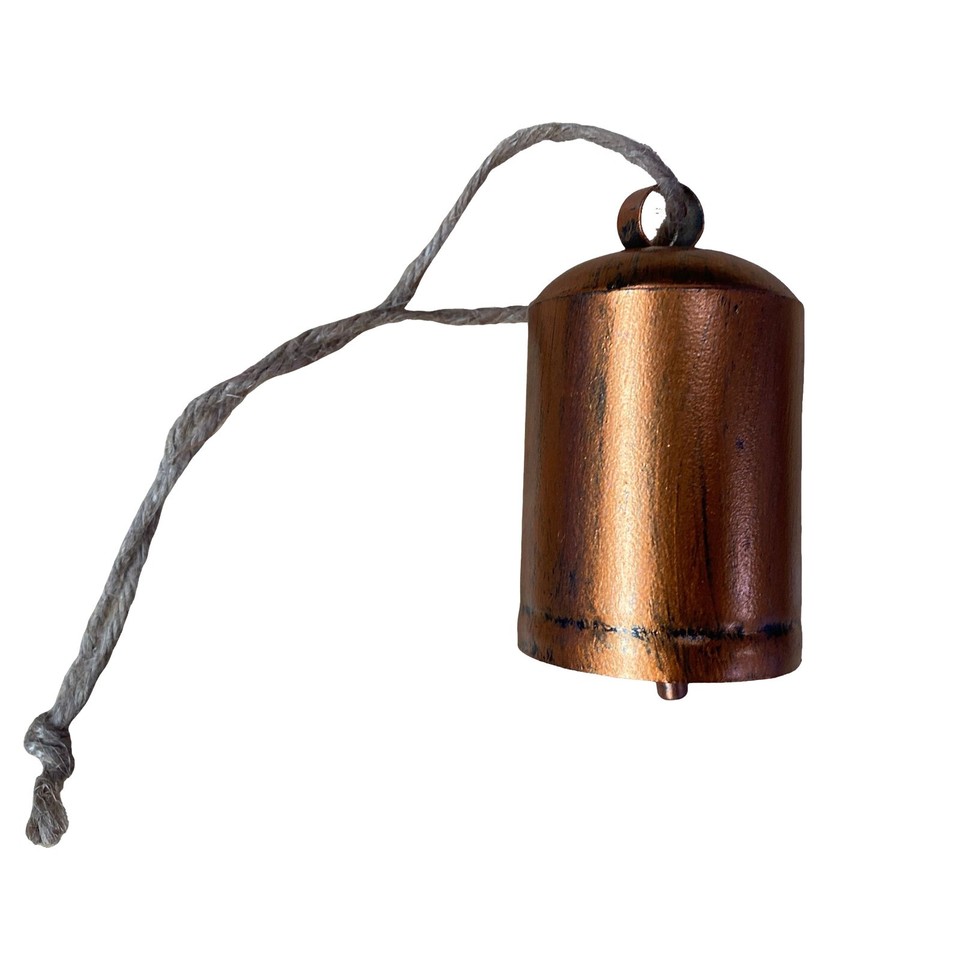 Christmas Decorations Christmas Bell Brass Cow Shabby Style Rustic