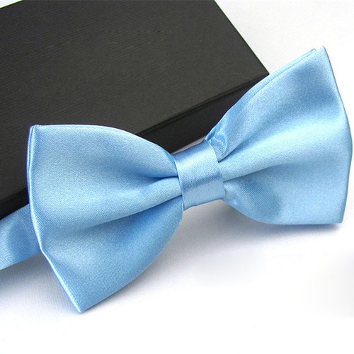 Bowtie Mens Adjustable Formal Wedding Party Necktie Bow Tie Solid Color Tuxedo - Picture 31 of 45