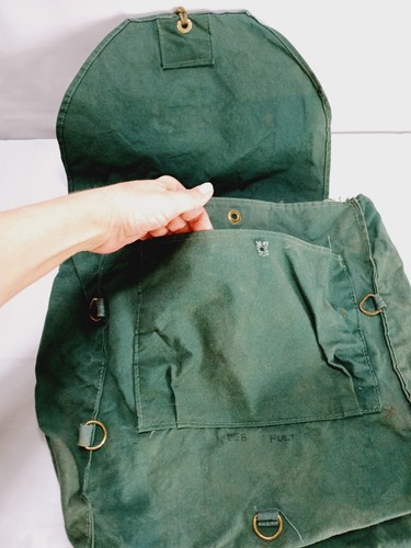 Vtg 1970's Official Girl Scout Canvas Back Pack - Picture 5 of 23