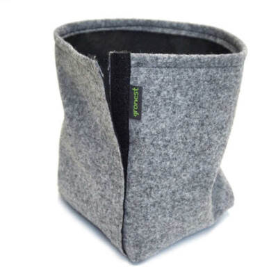 1 X Transplanter Gronest Growbag 5L Grau Safe Roots Fabric Container Made IN Eu