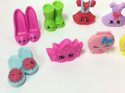 SHOPKINS Lot Of 10 McDonald’s Happy Meal Toys -Dresses Purses Shoes Accessories - Picture 2 of 5