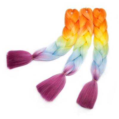 DIY Kunsthaar Braids Handmade Jumbo Flechten Haarverlängerung Afro Dutch Braid