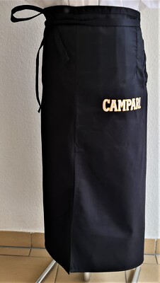  Campari Liqueur Waiter Apron Pre Binder Black Bartender Catering Club Event 3013