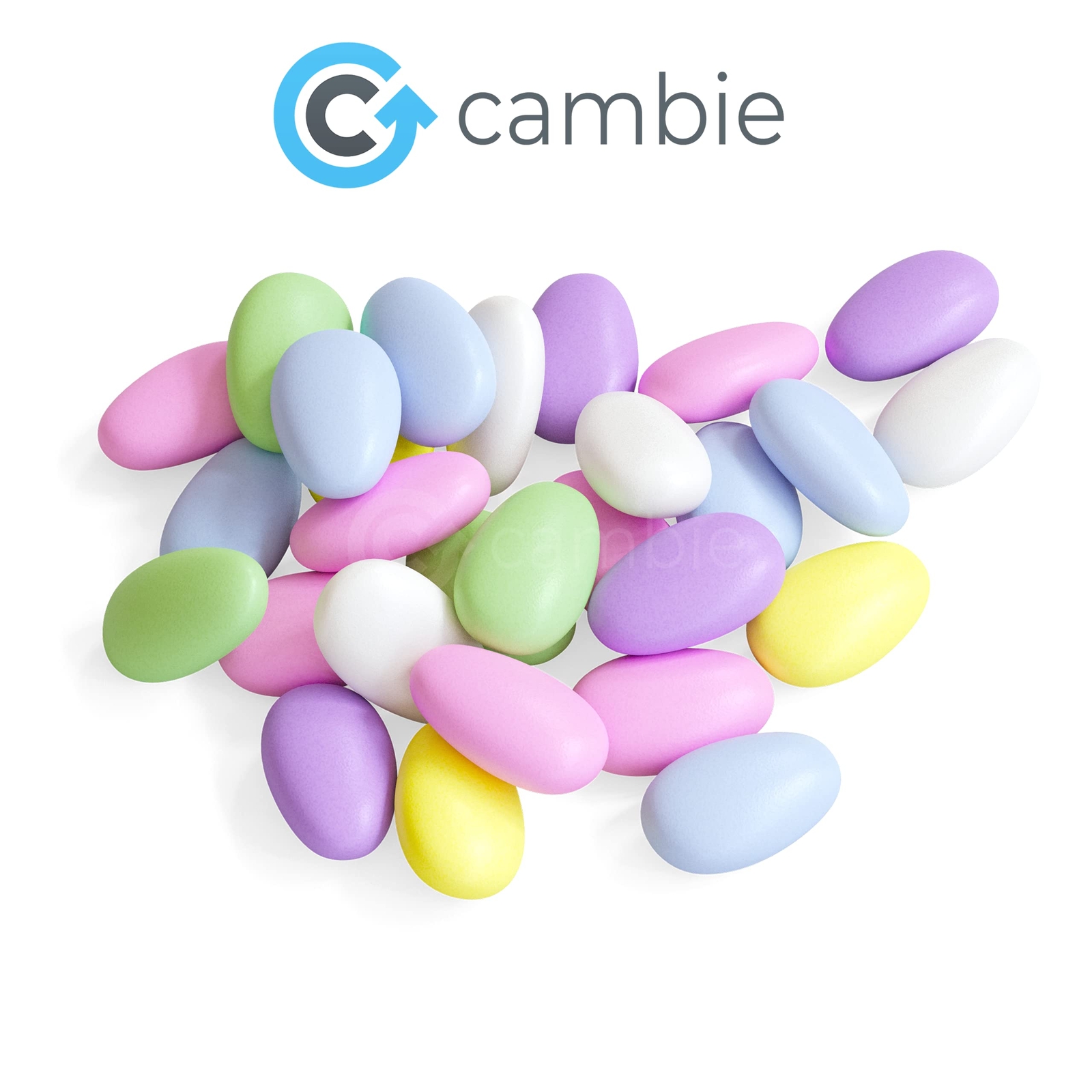 Jordan Almonds Pastel Candy Almonds in Assorted Colors Premium