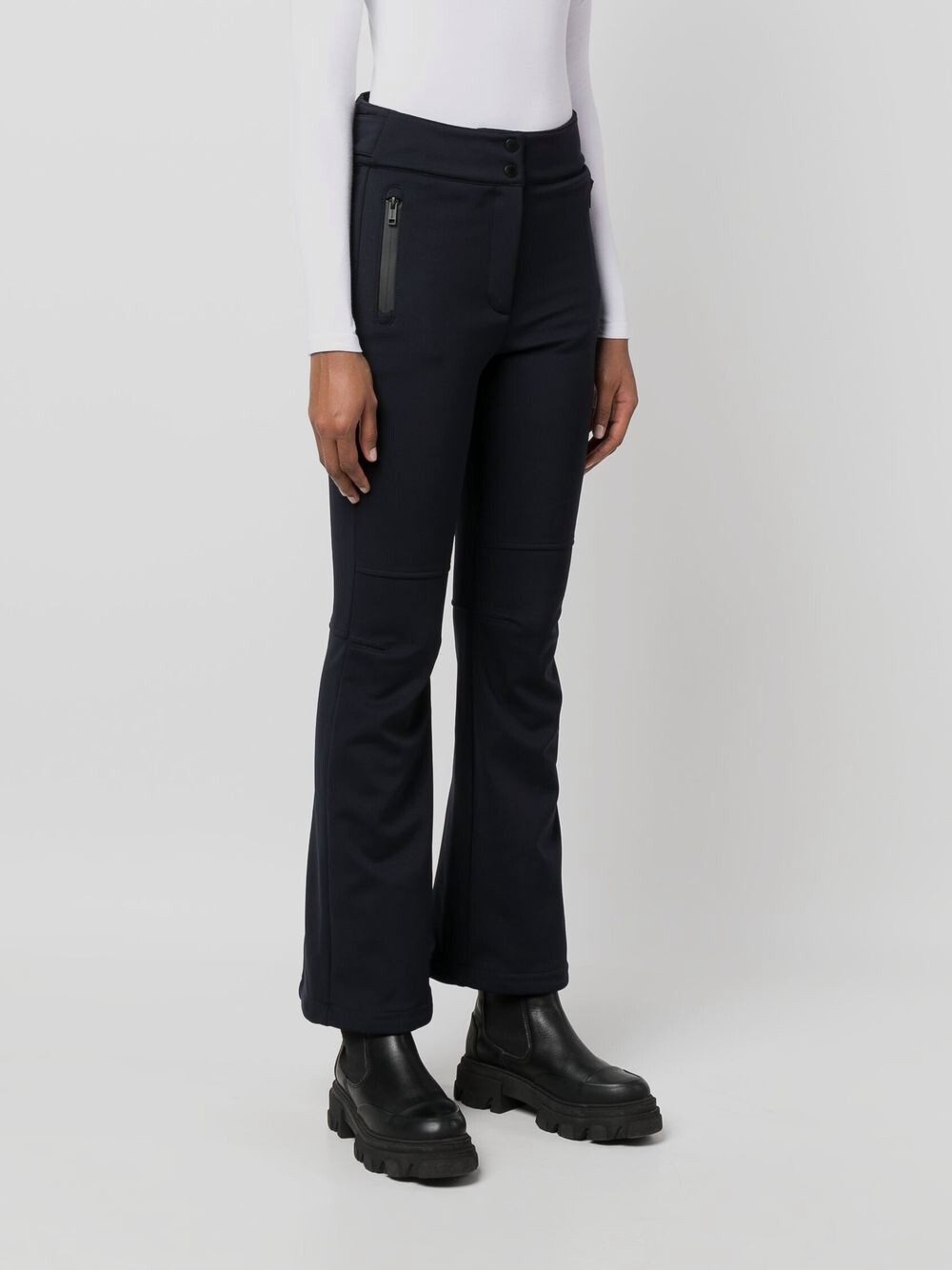 Pantaloni da sci sottili Yves Salomon da donna blu $585 taglia 34