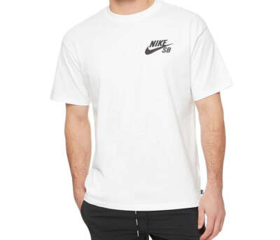 Nike SB Men's Logo Tee T-Shirt Tshirt White Australia