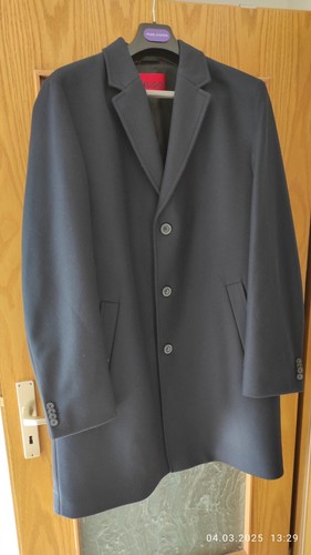 Mantel HUGO Boss Herren Gr. 54 Navyblau - Bild 7 von 7