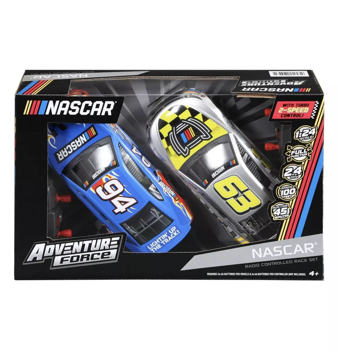 Adventure Force (124) NASCAR Battery Radio Control Sports Car Race Set, 2423TP eBay