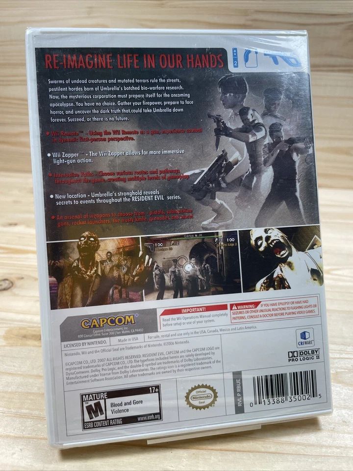 NEU/OVP FSK18 • Nintendo Wii Spiel • Resident Evil: The Umbrella Chronicles #M51 - Bild 2 von 2